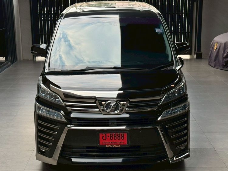 Toyota Vellfire 2016 2.5 Van เบนซิน ไม่ติดแก๊ส เกียร์อัตโนมัติ ดำ รูปที่ 3