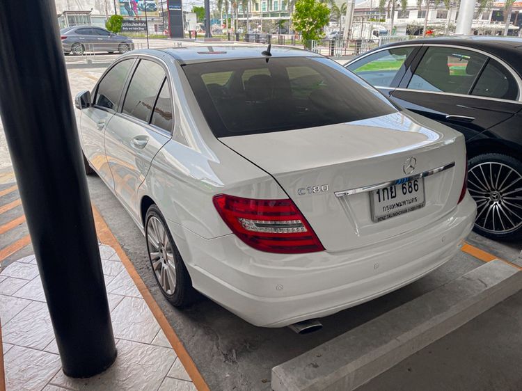 Mercedes-Benz C-Class 2013 C200 Sedan เบนซิน ไม่ติดแก๊ส เกียร์อัตโนมัติ ขาว รูปที่ 4