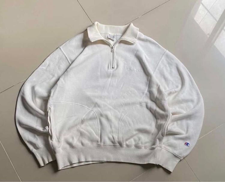 เสื้อchampion half zip