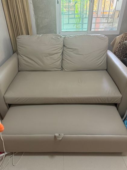 โซฟาbedหนังpremiumสีนอร์ติกเกรย  รูปที่ 2