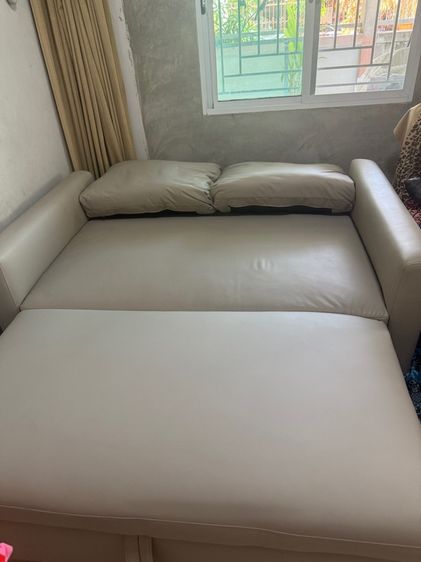 โซฟาbedหนังpremiumสีนอร์ติกเกรย 