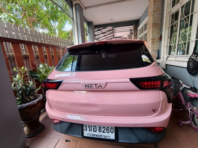 Neta V 2023 Sedan ไฟฟ้า ไม่ติดแก๊ส เกียร์อัตโนมัติ ชมพู รูปที่ 2
