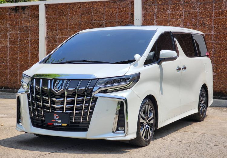 Toyota Alphard 2020 2.5 SC Van เบนซิน ไม่ติดแก๊ส เกียร์อัตโนมัติ ขาว รูปที่ 2