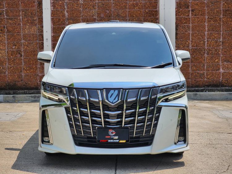 Toyota Alphard 2020 2.5 SC Van เบนซิน ไม่ติดแก๊ส เกียร์อัตโนมัติ ขาว รูปที่ 3