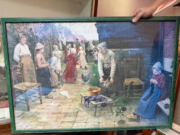 ภาพต่อ jigsaw พร้อมกรอบ