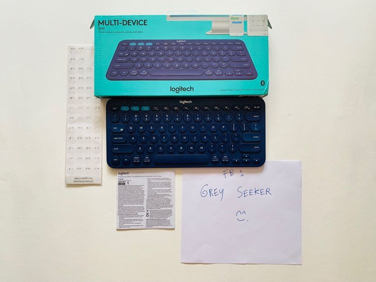 อื่นๆ สภาพยังใหม่กริบ ⌨️ คีย์บอร์ด Bluetooth Logitech K380