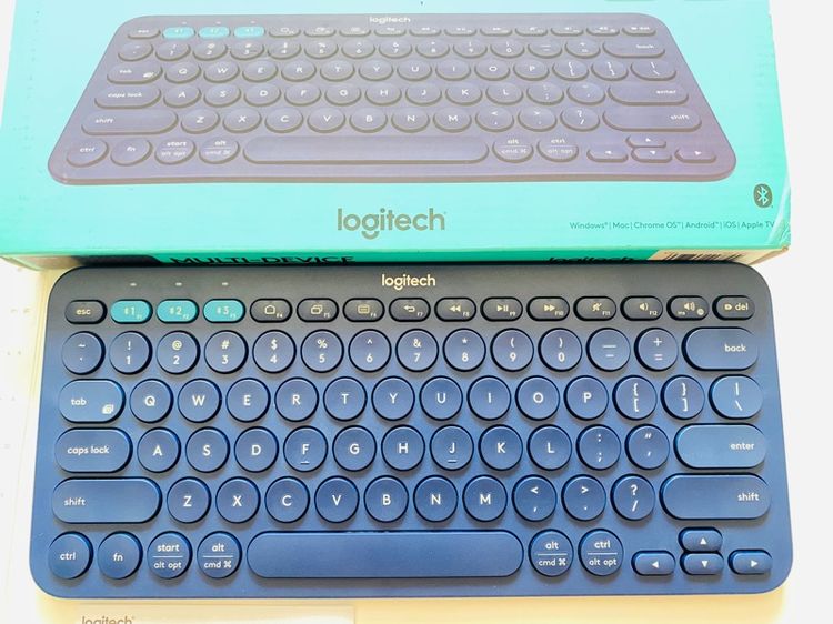 สภาพยังใหม่กริบ ⌨️ คีย์บอร์ด Bluetooth Logitech K380 รูปที่ 3