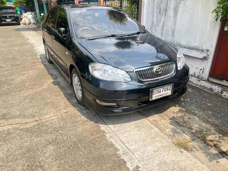 Toyota Corolla 2007 1.6 Sedan เบนซิน ไม่ติดแก๊ส เกียร์อัตโนมัติ ดำ รูปที่ 3