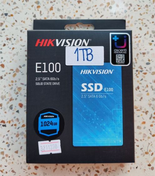 ที่เก็บข้อมูลและเมมโมรี่การ์ด SSD Hikvision E100 1 TB 