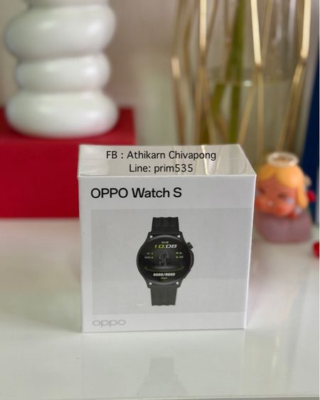 ดำ สแตนเลส OPPO Watch S  สีPhantom Black