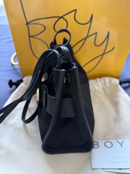 กระเป๋าแบรนด์ boyy square scrunchy nylon รูปที่ 4