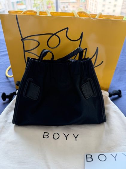 กระเป๋าแบรนด์ boyy square scrunchy nylon รูปที่ 3