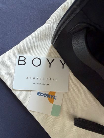กระเป๋าแบรนด์ boyy square scrunchy nylon รูปที่ 8