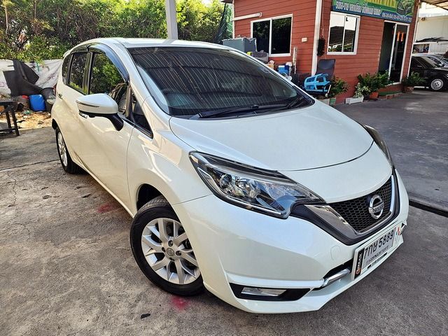 Nissan Note 2018 1.2 VL Sedan เบนซิน ไม่ติดแก๊ส เกียร์อัตโนมัติ ขาว รูปที่ 3