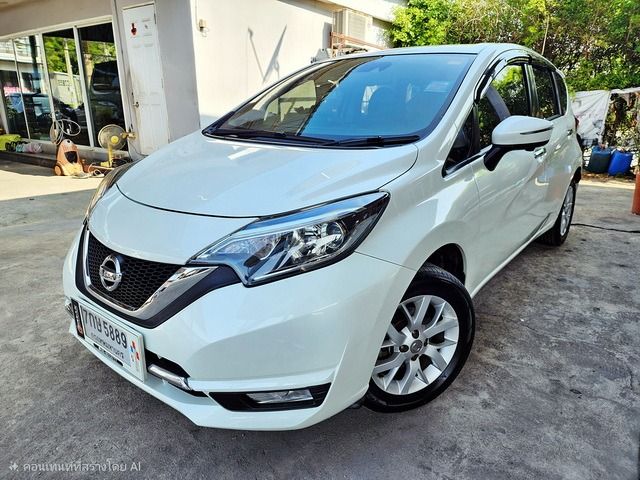 Nissan Note 2018 1.2 VL Sedan เบนซิน ไม่ติดแก๊ส เกียร์อัตโนมัติ ขาว