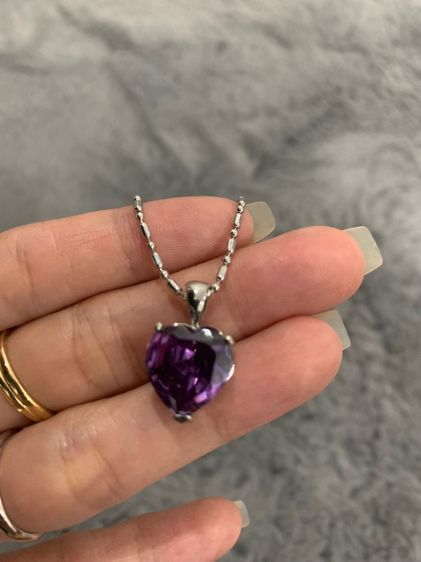 สร้อยคอ อเมทิส แท้ 