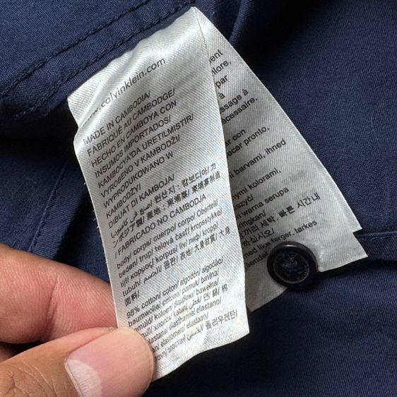 เสื้อเชิ้ต​ Calvin Klein Jeans Size XL รูปที่ 6