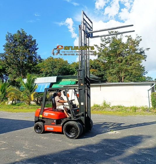 รถโฟล์คลิฟท์  Forklift  TOYOTA  6FD25   ดีเซล พิกัดยก 2.5 ตัน ยกสูง 4 เมตร ล้อหน้าคู่ รูปที่ 12