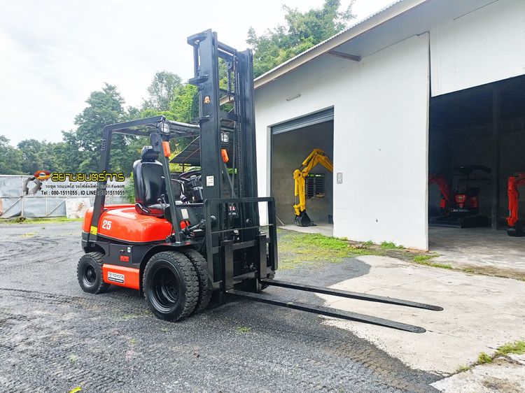 รถโฟล์คลิฟท์  Forklift  TOYOTA  6FD25   ดีเซล พิกัดยก 2.5 ตัน ยกสูง 4 เมตร ล้อหน้าคู่ รูปที่ 5