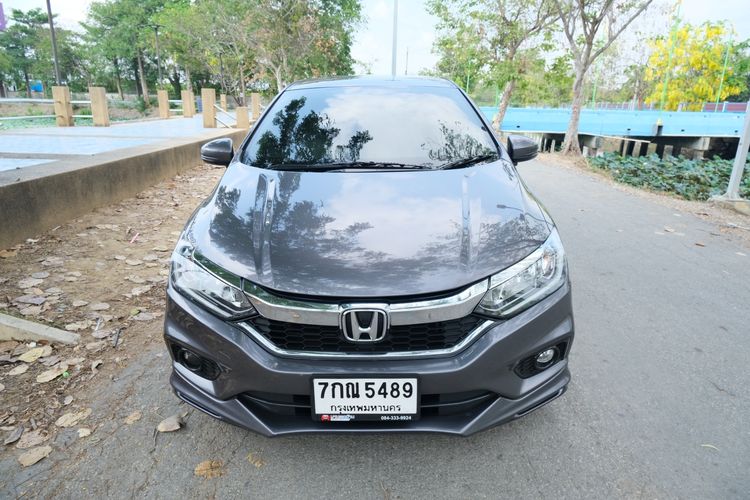 Honda City 2018 1.5 V Plus i-VTEC Sedan เบนซิน ไม่ติดแก๊ส เกียร์อัตโนมัติ เทา รูปที่ 2