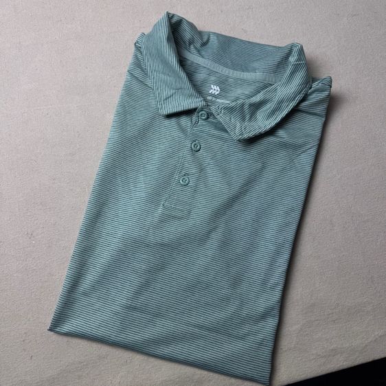 เสื้อคอปกผ้า Dry All in Mountain ผ้าใส่ดีมาก Size XXL รูปที่ 2