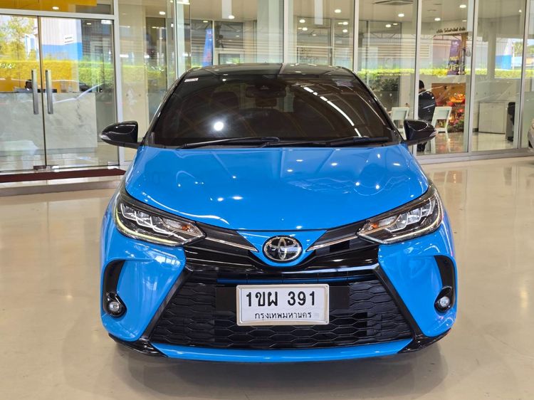 Toyota Yaris 2020 1.2 Sport Premium Sedan เบนซิน ไม่ติดแก๊ส เกียร์อัตโนมัติ ฟ้า รูปที่ 2
