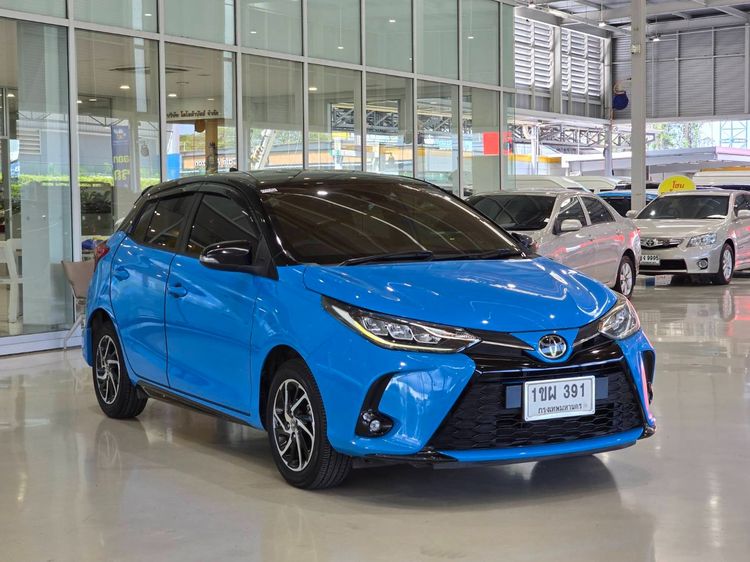 Toyota Yaris 2020 1.2 Sport Premium Sedan เบนซิน ไม่ติดแก๊ส เกียร์อัตโนมัติ ฟ้า รูปที่ 3