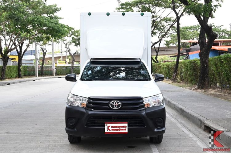 Toyota Hilux Revo 2018 2.4 Entry Pickup ดีเซล ไม่ติดแก๊ส เกียร์ธรรมดา ขาว รูปที่ 2