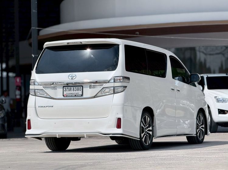 Toyota Vellfire 2014 2.4 V Van เบนซิน ไม่ติดแก๊ส เกียร์อัตโนมัติ ขาว รูปที่ 4