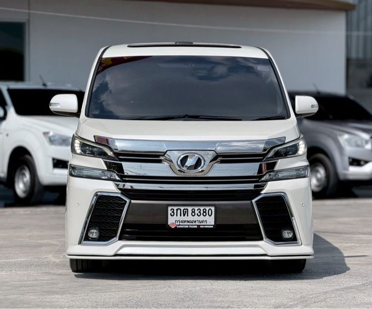 Toyota Vellfire 2014 2.4 V Van เบนซิน ไม่ติดแก๊ส เกียร์อัตโนมัติ ขาว รูปที่ 2
