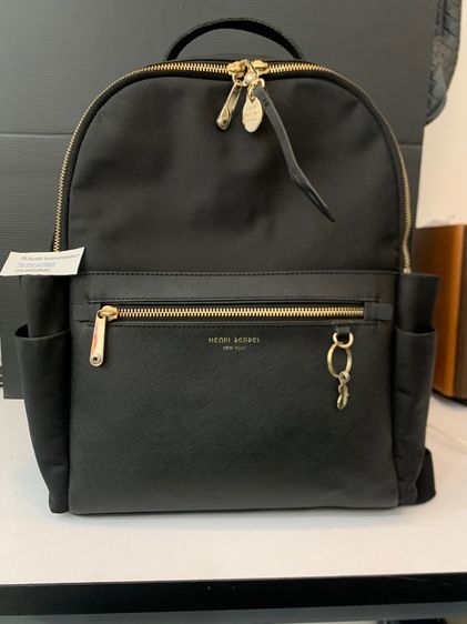 ไม่ระบุ ดำ หนัง PU  Henri Bendel diaper backpack กระเป๋าเป้คุณภาพสูง แบรนด์อเมริกา สภาพสวยๆ 950 บาท