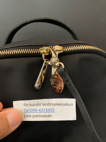  Henri Bendel diaper backpack กระเป๋าเป้คุณภาพสูง แบรนด์อเมริกา สภาพสวยๆ 950 บาท รูปที่ 4