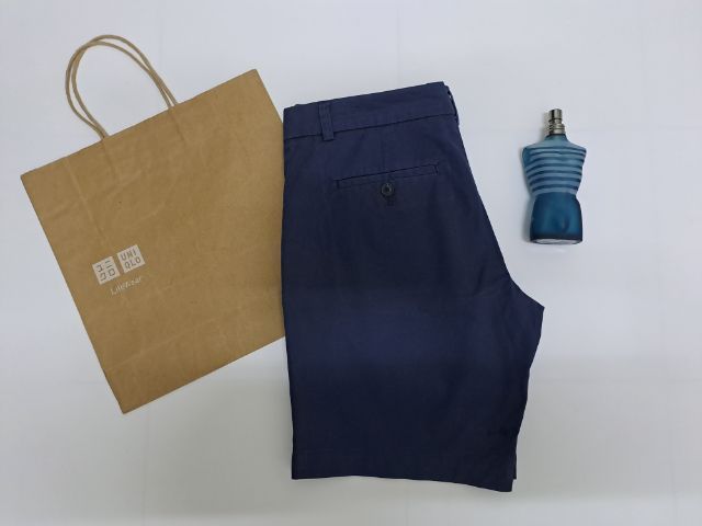 กางเกงขาสั้นสีน้ำเงินกรม แบรนด์ Uniqlo‼️ รูปที่ 4