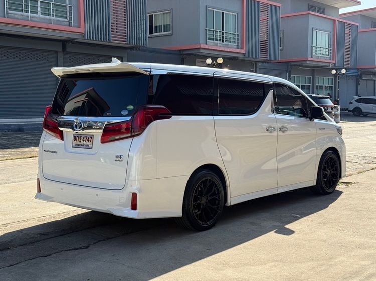 Toyota Alphard 2021 2.5 Hybrid SR C-Package E-Four 4WD เบนซิน ไม่ติดแก๊ส เกียร์อัตโนมัติ ขาว รูปที่ 4