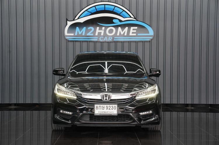 Honda Accord 2016 2.0 Hybrid Sedan ไฮบริด เกียร์อัตโนมัติ ดำ รูปที่ 2