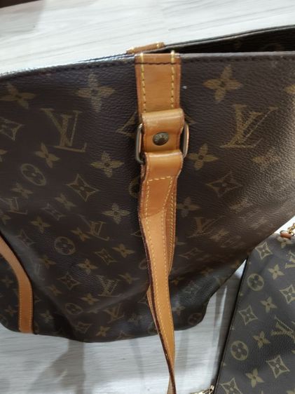 vintage Louis  Vuitton sac shopping bag มาพร้อมใบลูก รูปที่ 8