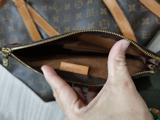 vintage Louis  Vuitton sac shopping bag มาพร้อมใบลูก รูปที่ 13