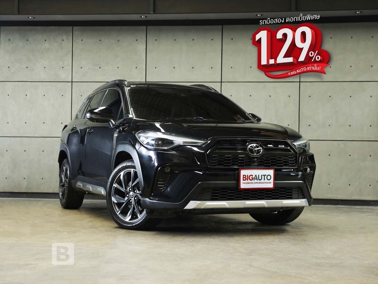 รถ Toyota Corolla Cross 1.8 Hybrid Premium Safety GR Sport สี ดำ