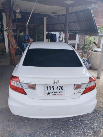 Honda Civic 2012 1.8 E i-VTEC Sedan เบนซิน ไม่ติดแก๊ส เกียร์อัตโนมัติ ขาว รูปที่ 2