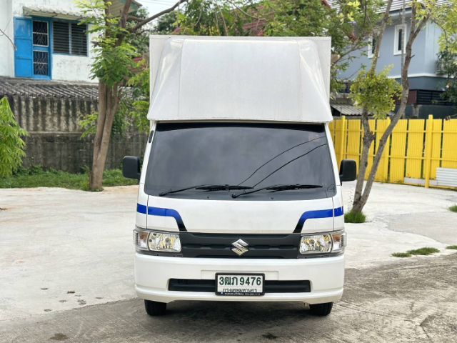 Suzuki Carry 2022 1.5 Pickup เบนซิน ไม่ติดแก๊ส เกียร์ธรรมดา ขาว รูปที่ 2