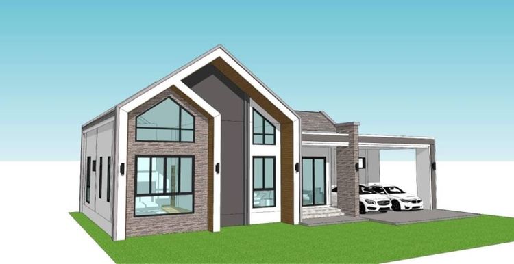 ตกแต่งครบ บ้านเดี่ยวสไตล์นอร์ดิก รูปที่ 4