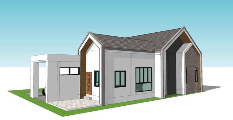 ตกแต่งครบ บ้านเดี่ยวสไตล์นอร์ดิก รูปที่ 3