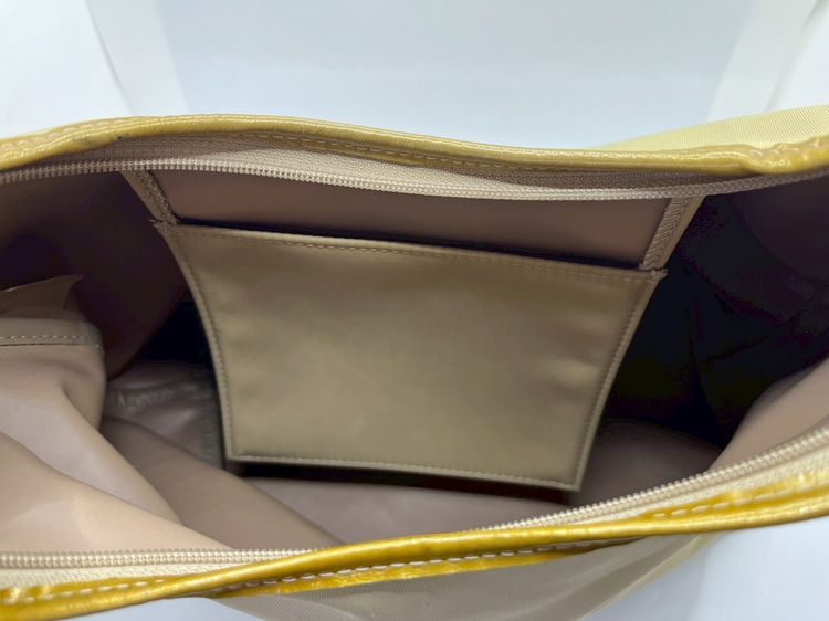 Longchamp Nylon Hobo แท้ 100 💯  สีครีม ปี2013 รูปที่ 5