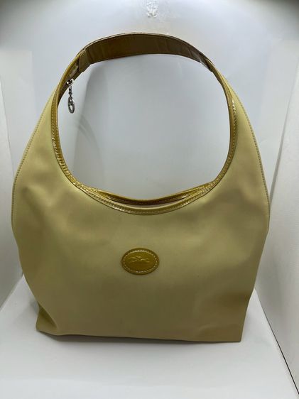 Longchamp Nylon Hobo แท้ 100 💯  สีครีม ปี2013 รูปที่ 11