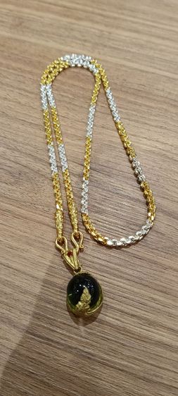 สร้อยคอไม่ลอกไม่ดำใส่ติดตัวยาว 20 นิ้วช่วงเนินอก รูปที่ 7