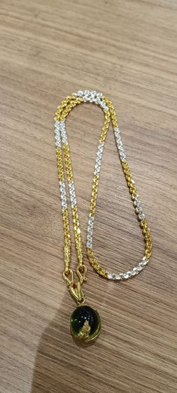 สร้อยคอไม่ลอกไม่ดำใส่ติดตัวยาว 20 นิ้วช่วงเนินอก รูปที่ 9