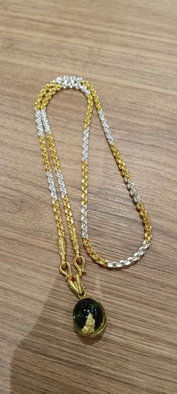 สร้อยคอไม่ลอกไม่ดำใส่ติดตัวยาว 20 นิ้วช่วงเนินอก รูปที่ 6