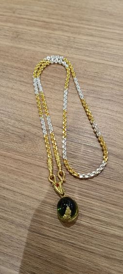 สร้อยคอไม่ลอกไม่ดำใส่ติดตัวยาว 20 นิ้วช่วงเนินอก รูปที่ 13