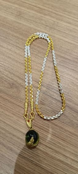 สร้อยคอไม่ลอกไม่ดำใส่ติดตัวยาว 20 นิ้วช่วงเนินอก รูปที่ 10