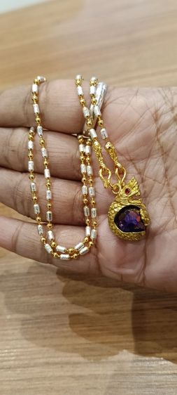 สร้อยคอไม่ลอกไม่ดำใส่ติดตัวยาว 18 นิ้วเหนือล่องนม รูปที่ 13